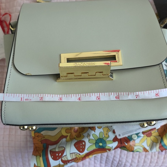 Zac Posen Mint Top-Handle Satchel Handbag with Gold Hardware - Picture 16 of 16